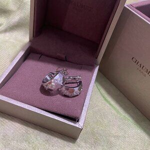 Chaumet Bee de Chaumet Hoop Earrings White Gold